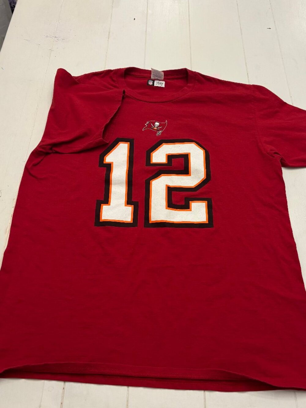 Tom Brady #12 Tampa Bay Buccaneers NFL Team Apparel Tee